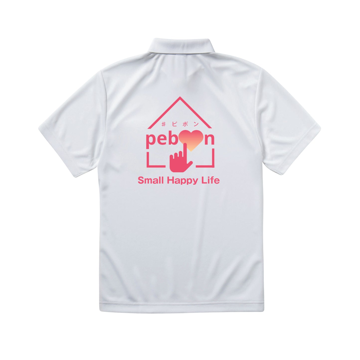 Pebonオリジナルポロシャツ(白)